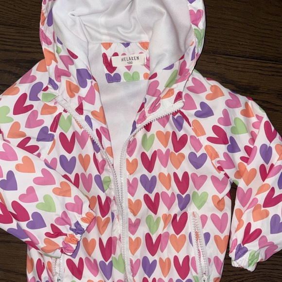 Colorful Heart Patterned Jacket - Picture 1 of 1
